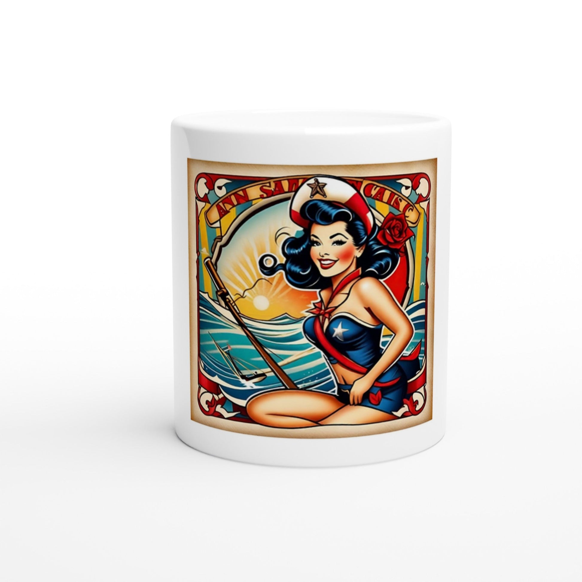 Pinup 11oz Ceramic Mug - Balms Away LLC