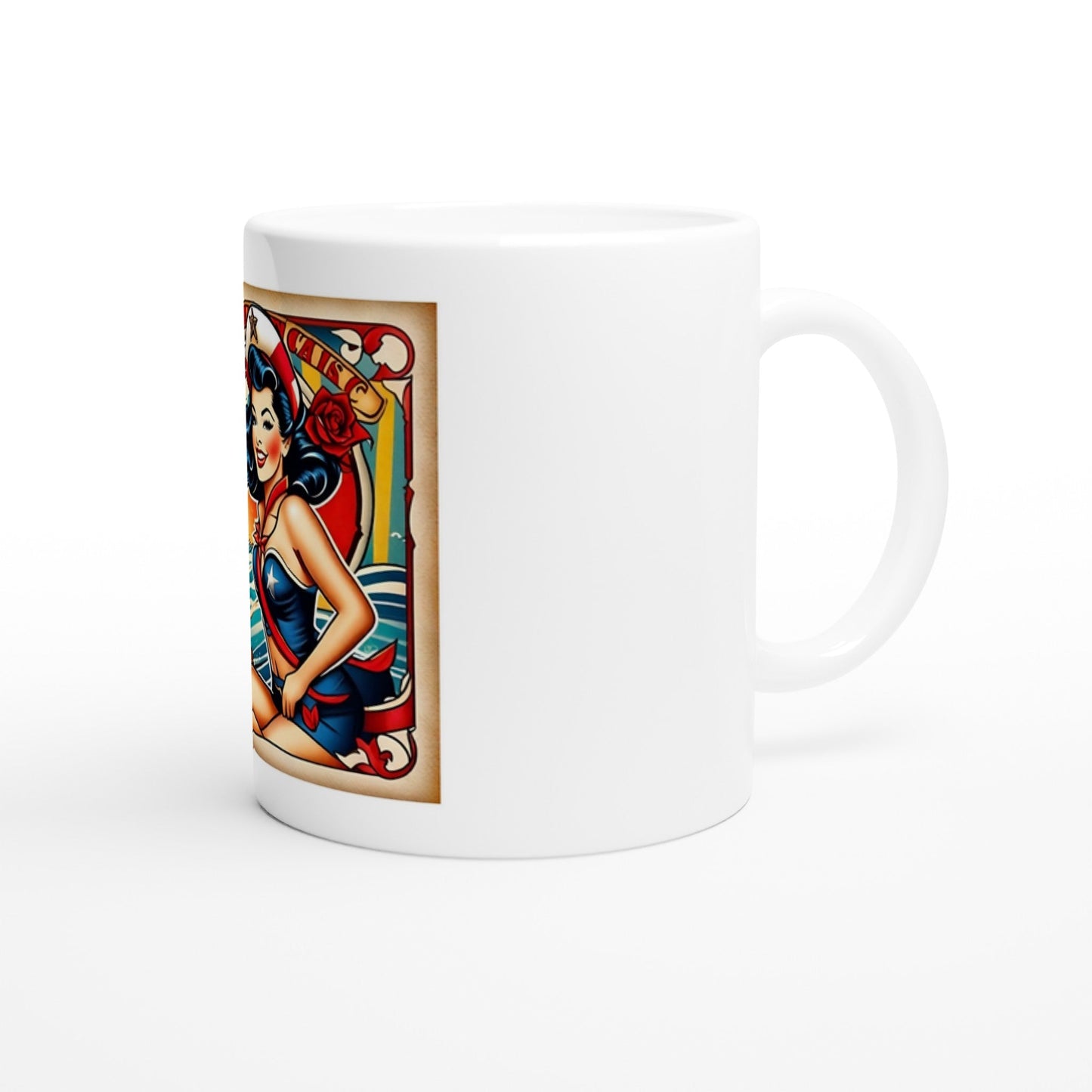 Pinup 11oz Ceramic Mug - Balms Away LLC