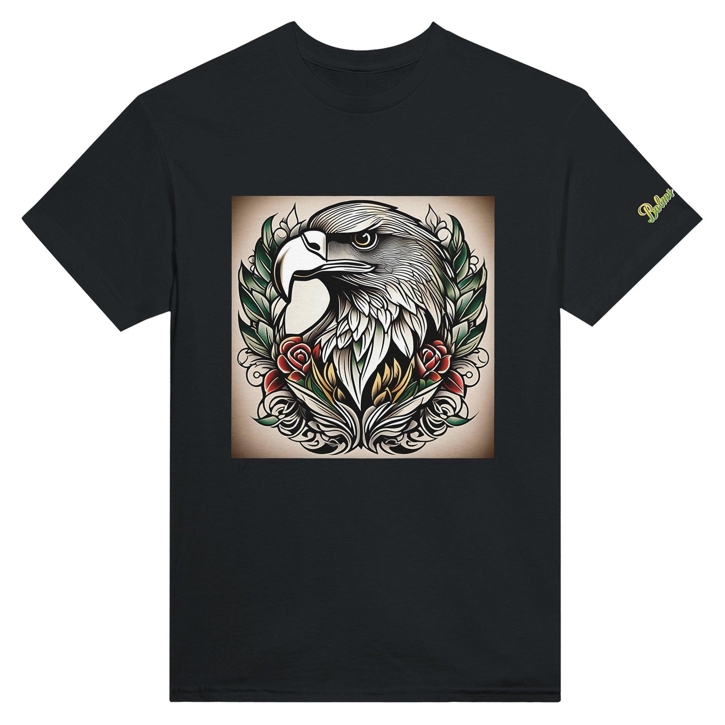 Eagle; Heavyweight Unisex Crewneck T-shirt - Balms Away LLC