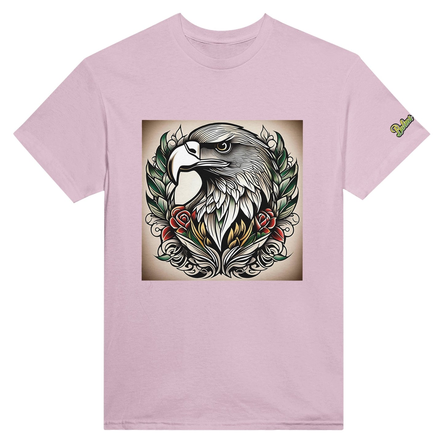 Eagle; Heavyweight Unisex Crewneck T-shirt - Balms Away LLC