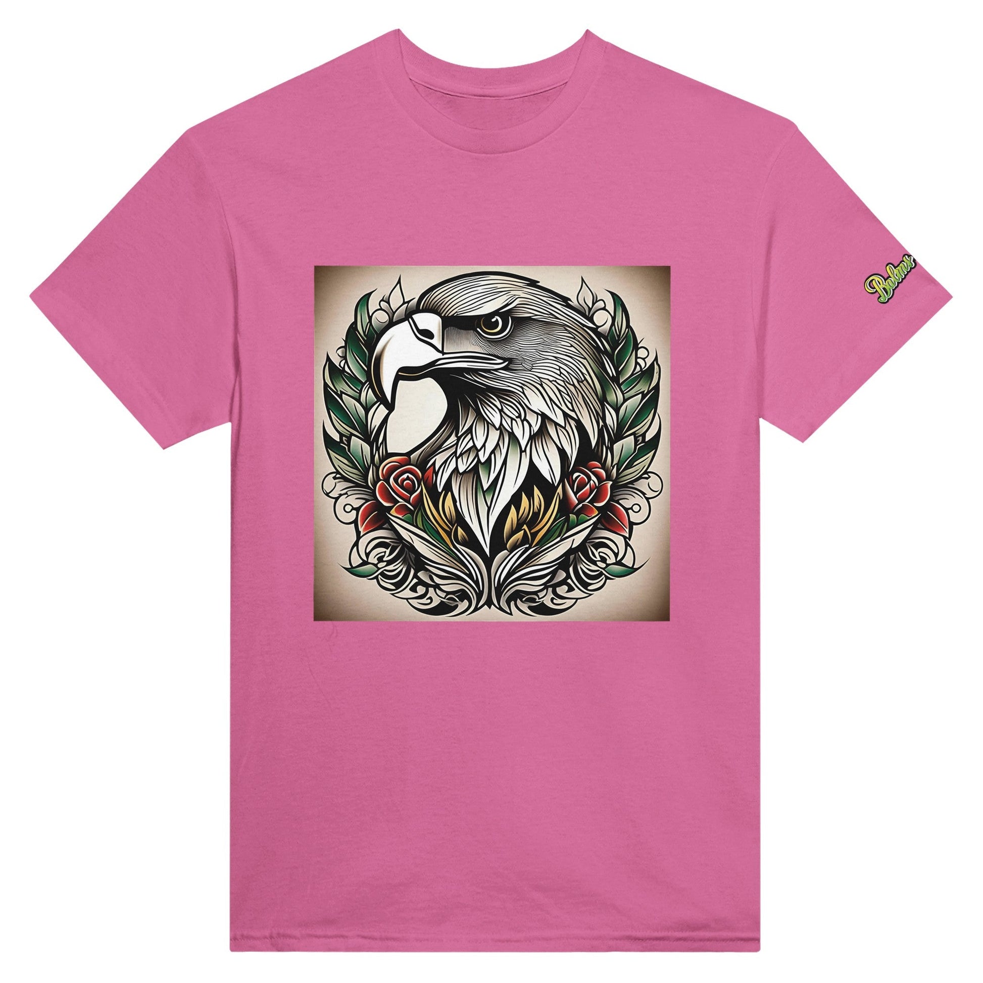 Eagle; Heavyweight Unisex Crewneck T-shirt - Balms Away LLC