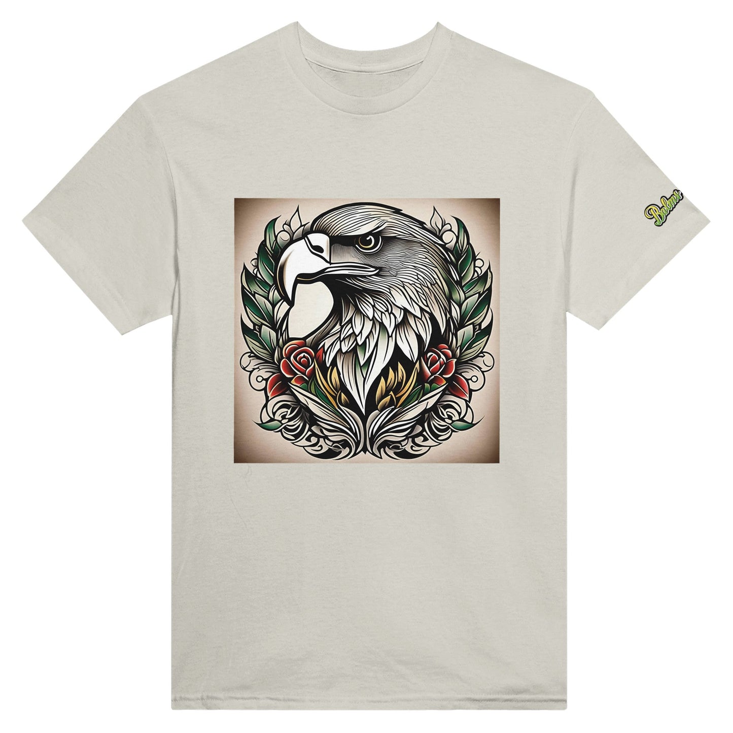 Eagle; Heavyweight Unisex Crewneck T-shirt - Balms Away LLC