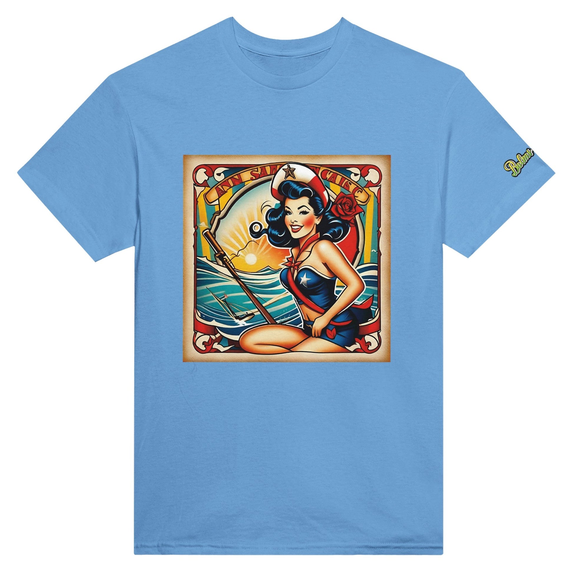 Pinup; Heavyweight Unisex Crewneck T-shirt - Balms Away LLC