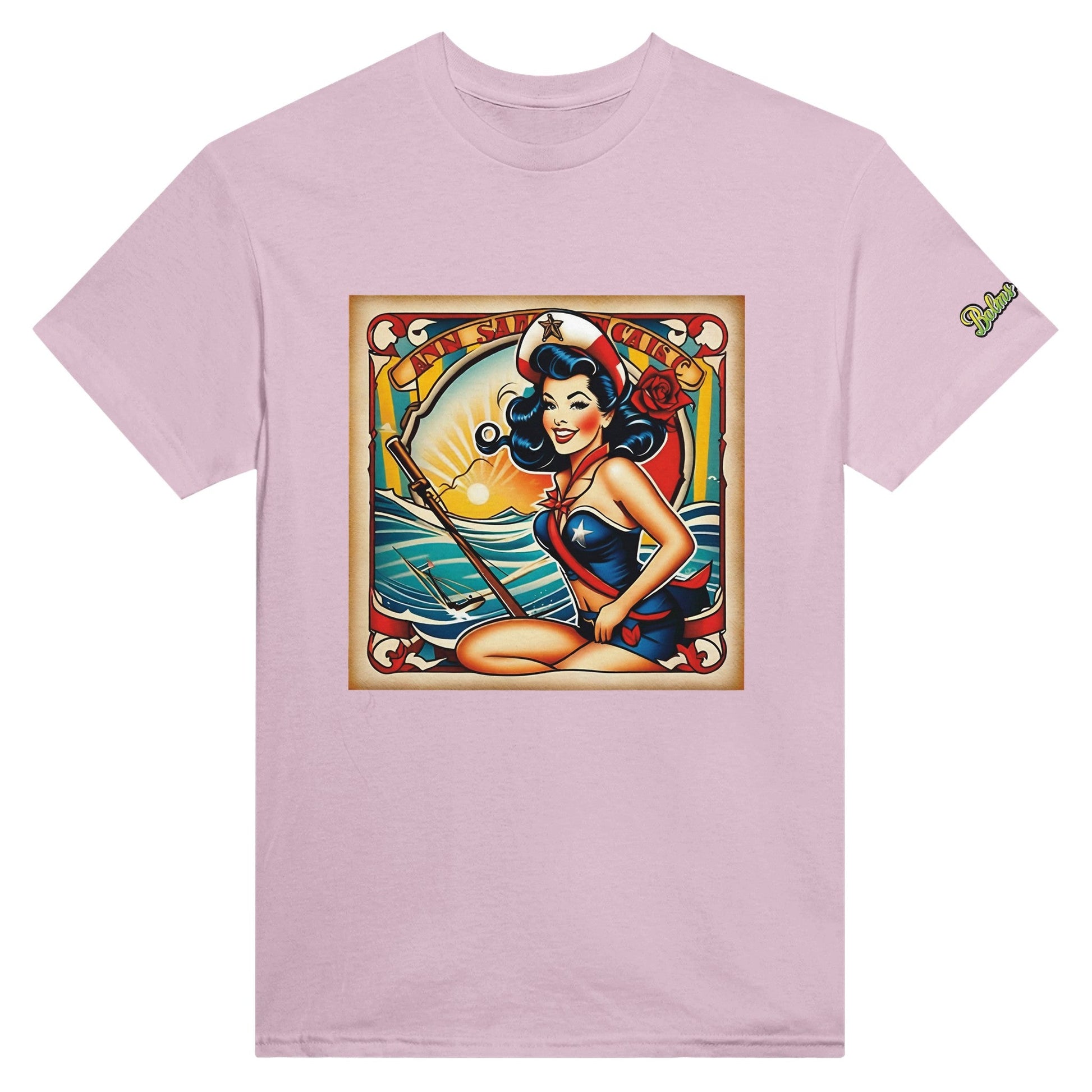 Pinup; Heavyweight Unisex Crewneck T-shirt - Balms Away LLC