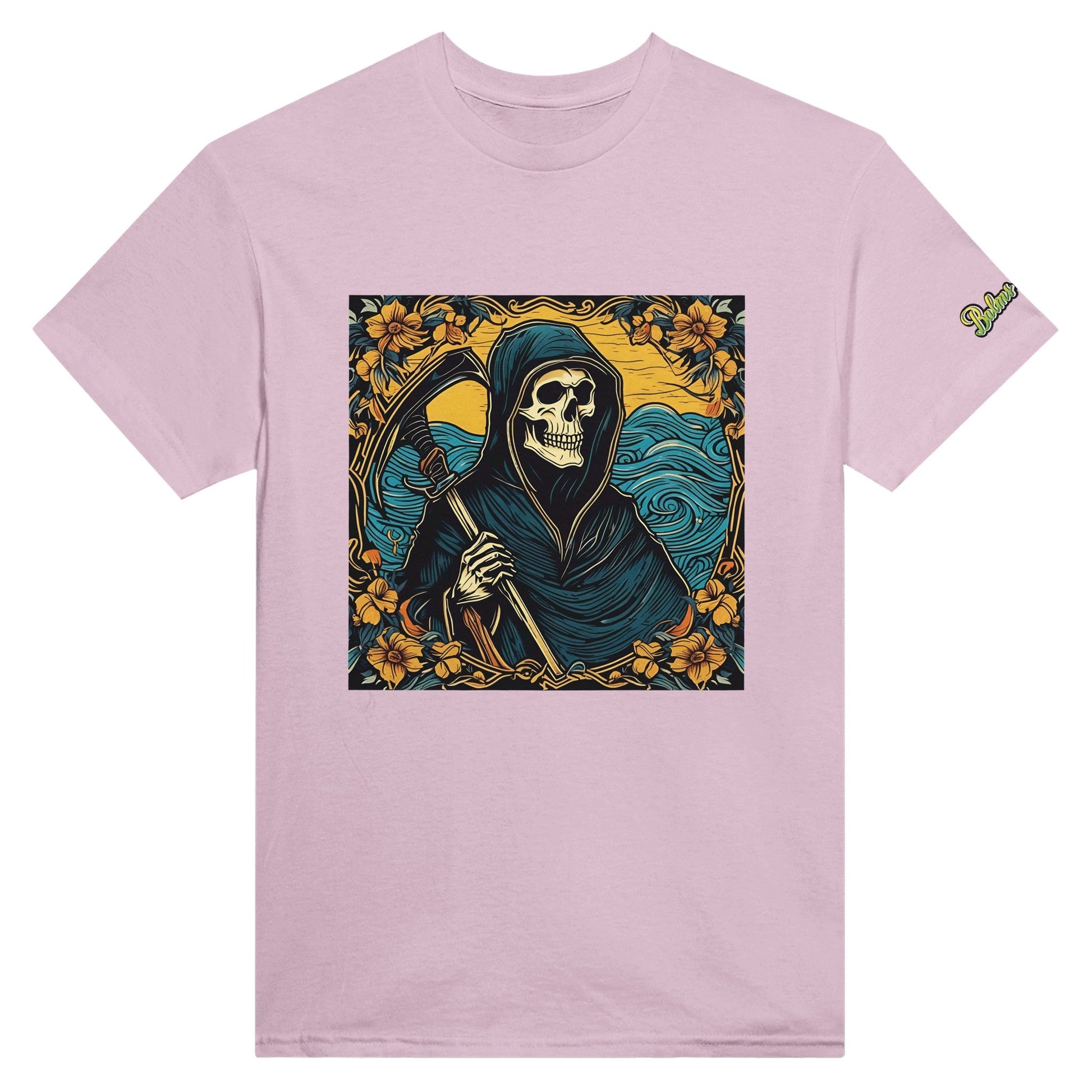 Reaper; Heavyweight Unisex Crewneck T-shirt - Balms Away LLC