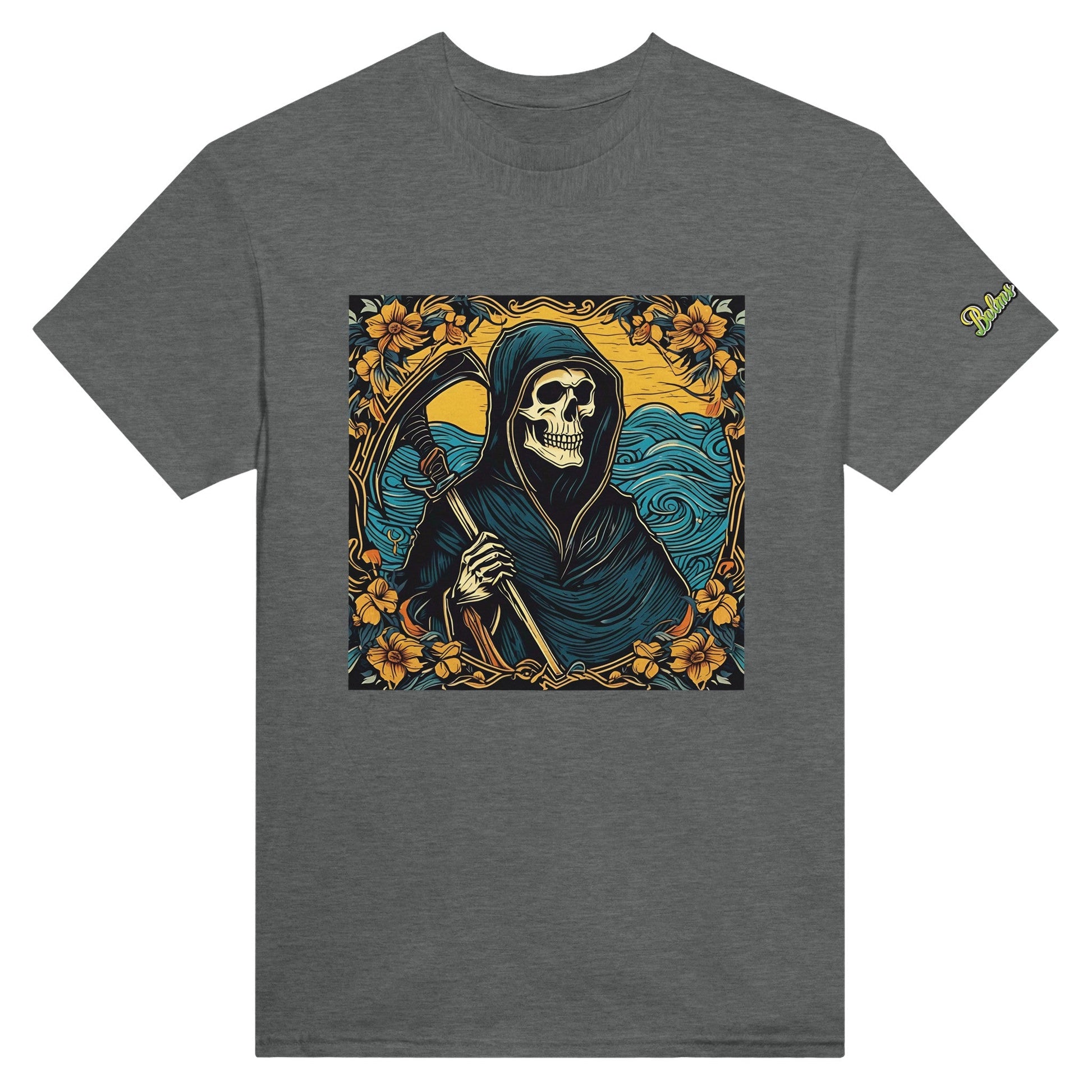 Reaper; Heavyweight Unisex Crewneck T-shirt - Balms Away LLC