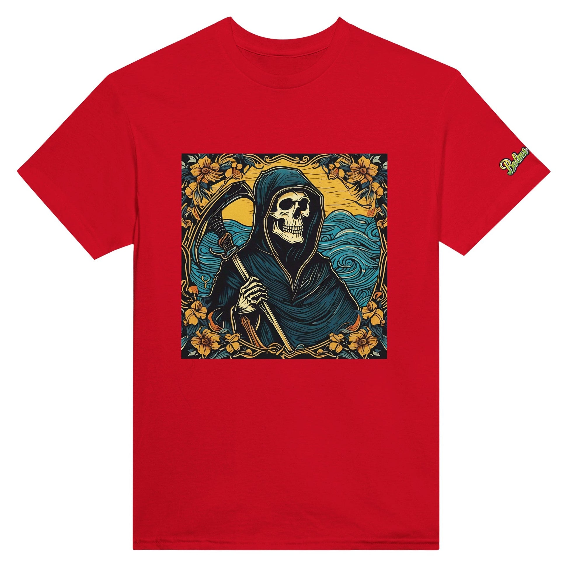 Reaper; Heavyweight Unisex Crewneck T-shirt - Balms Away LLC