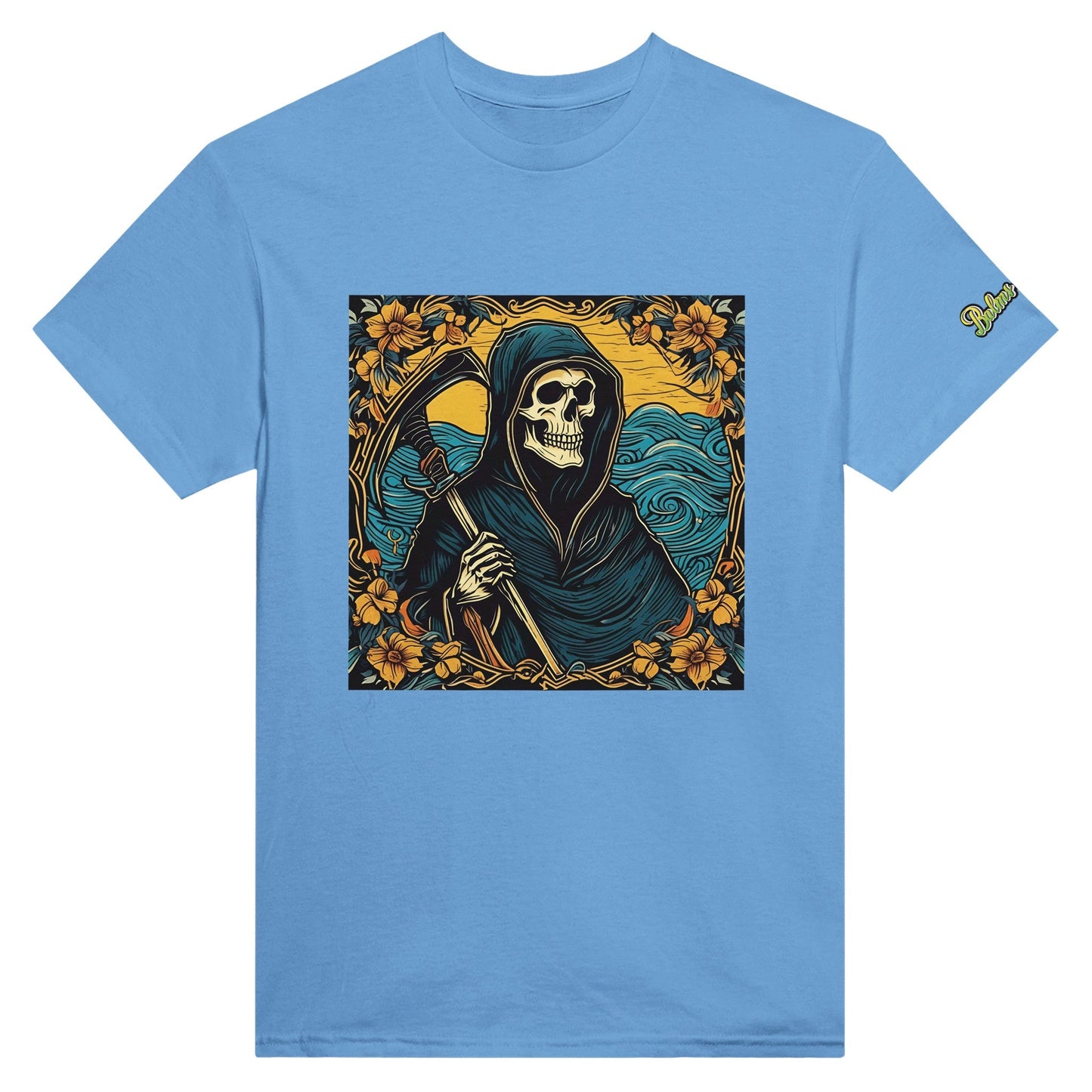 Reaper; Heavyweight Unisex Crewneck T-shirt - Balms Away LLC