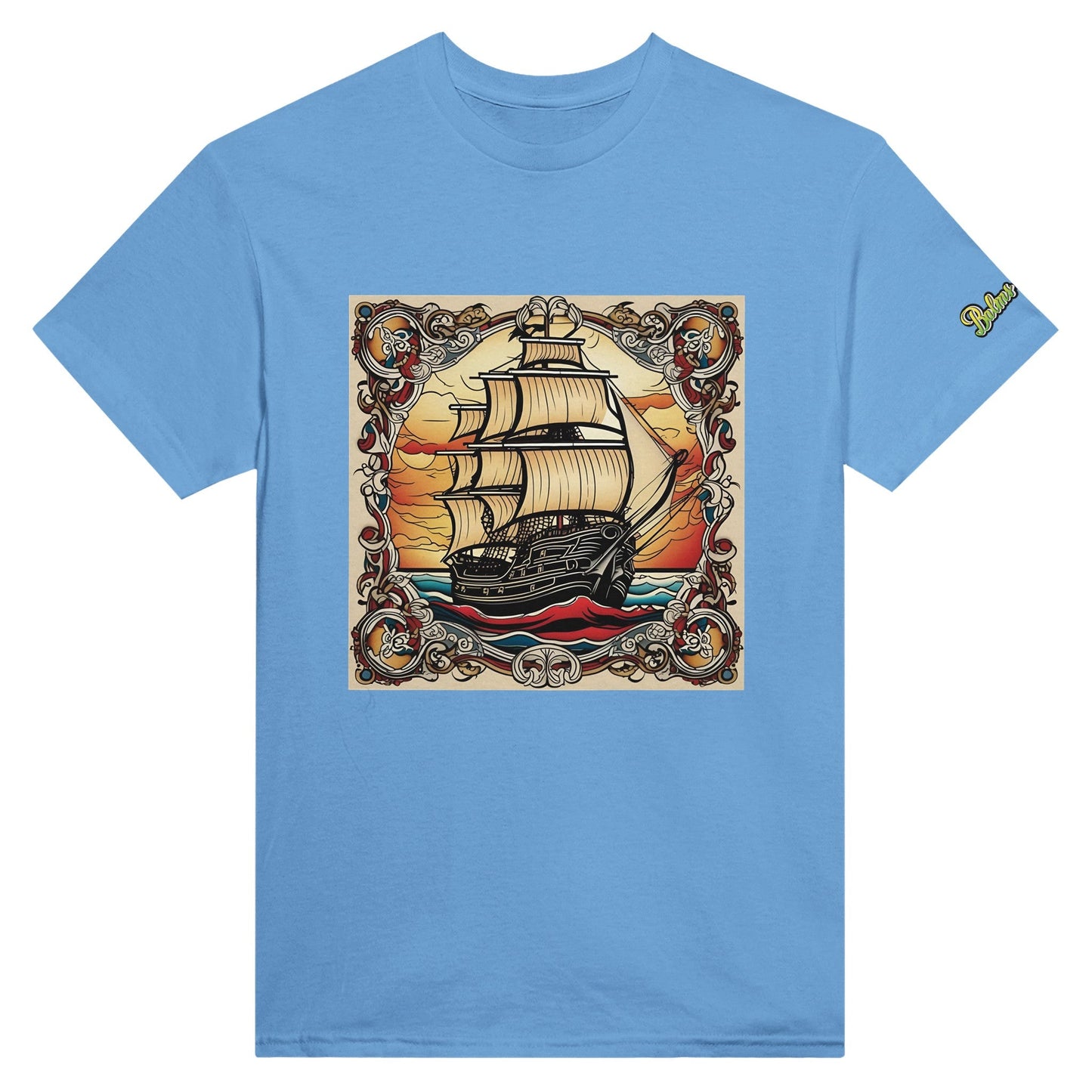 Ship; Heavyweight Unisex Crewneck T-shirt - Balms Away LLC