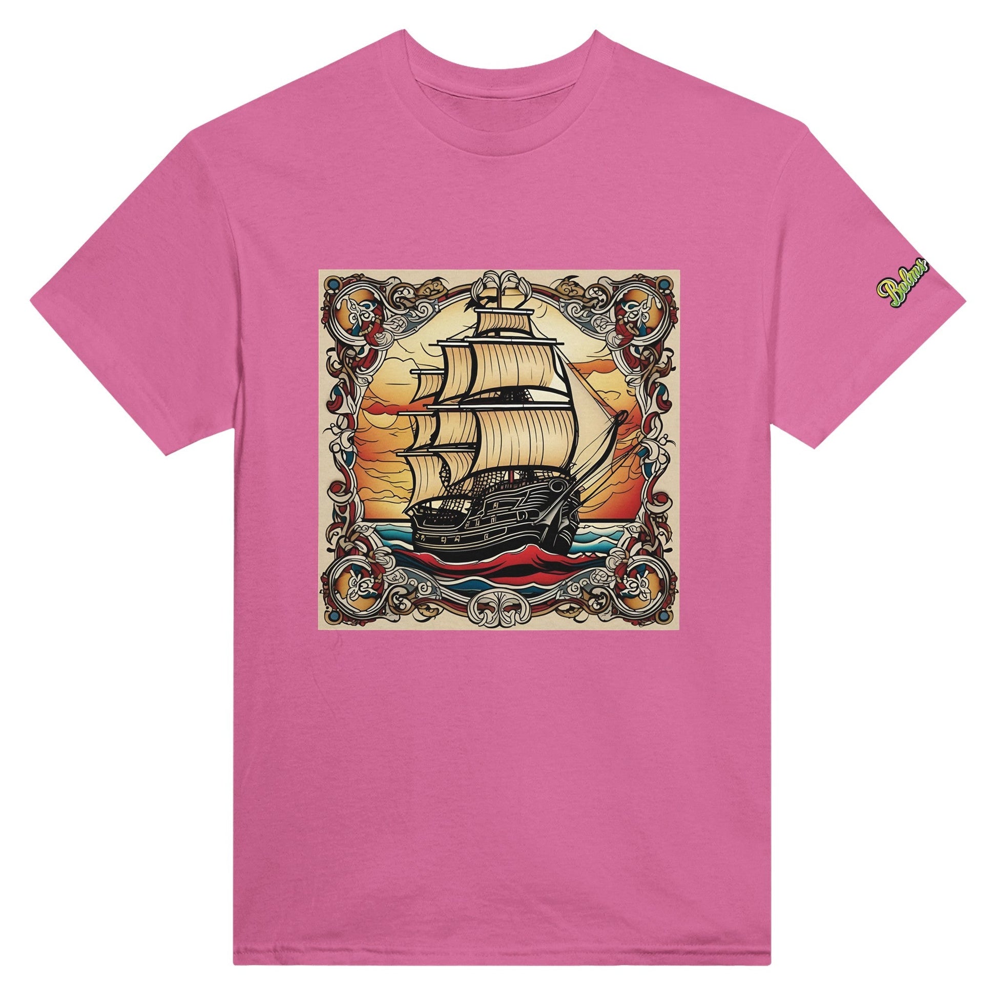 Ship; Heavyweight Unisex Crewneck T-shirt - Balms Away LLC