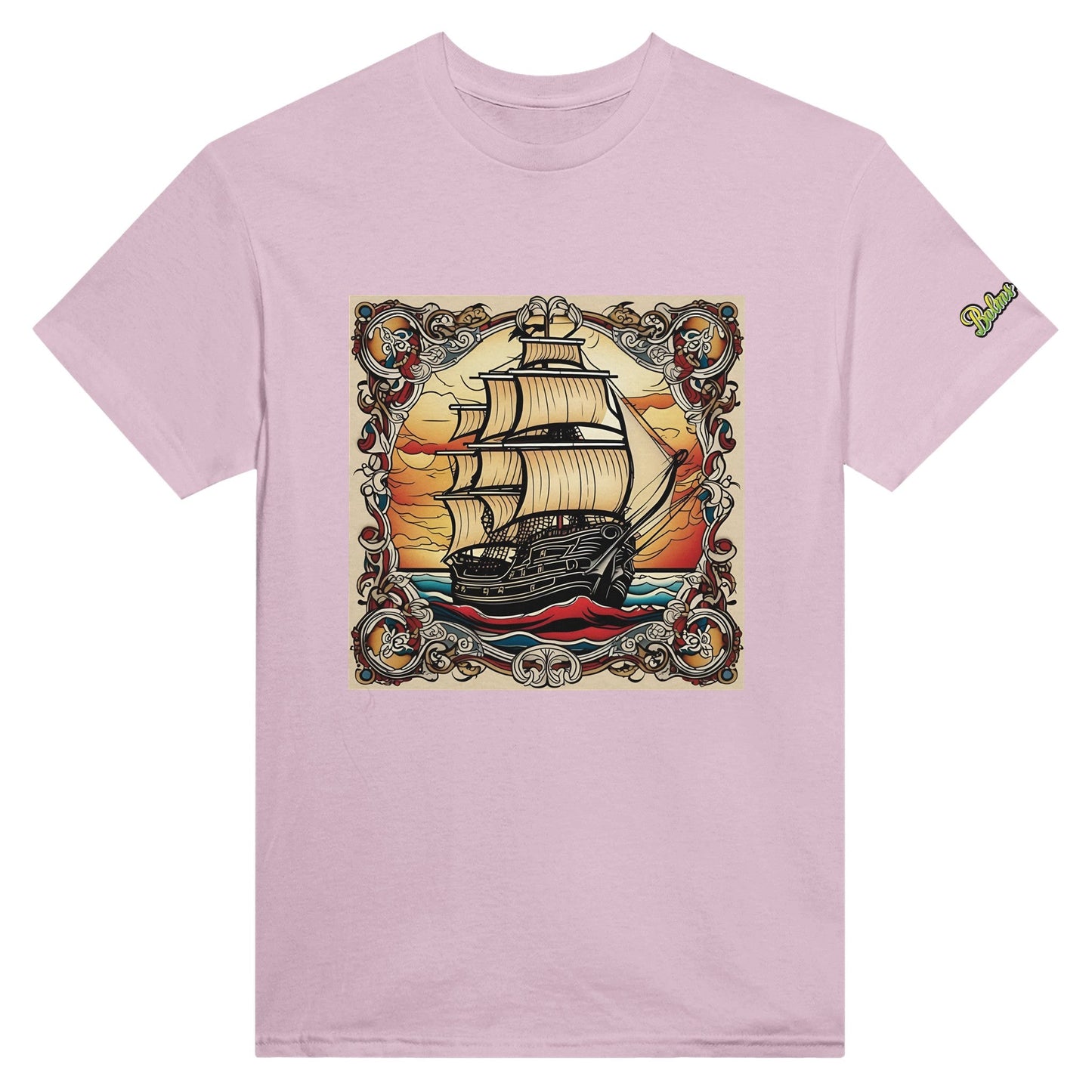 Ship; Heavyweight Unisex Crewneck T-shirt - Balms Away LLC