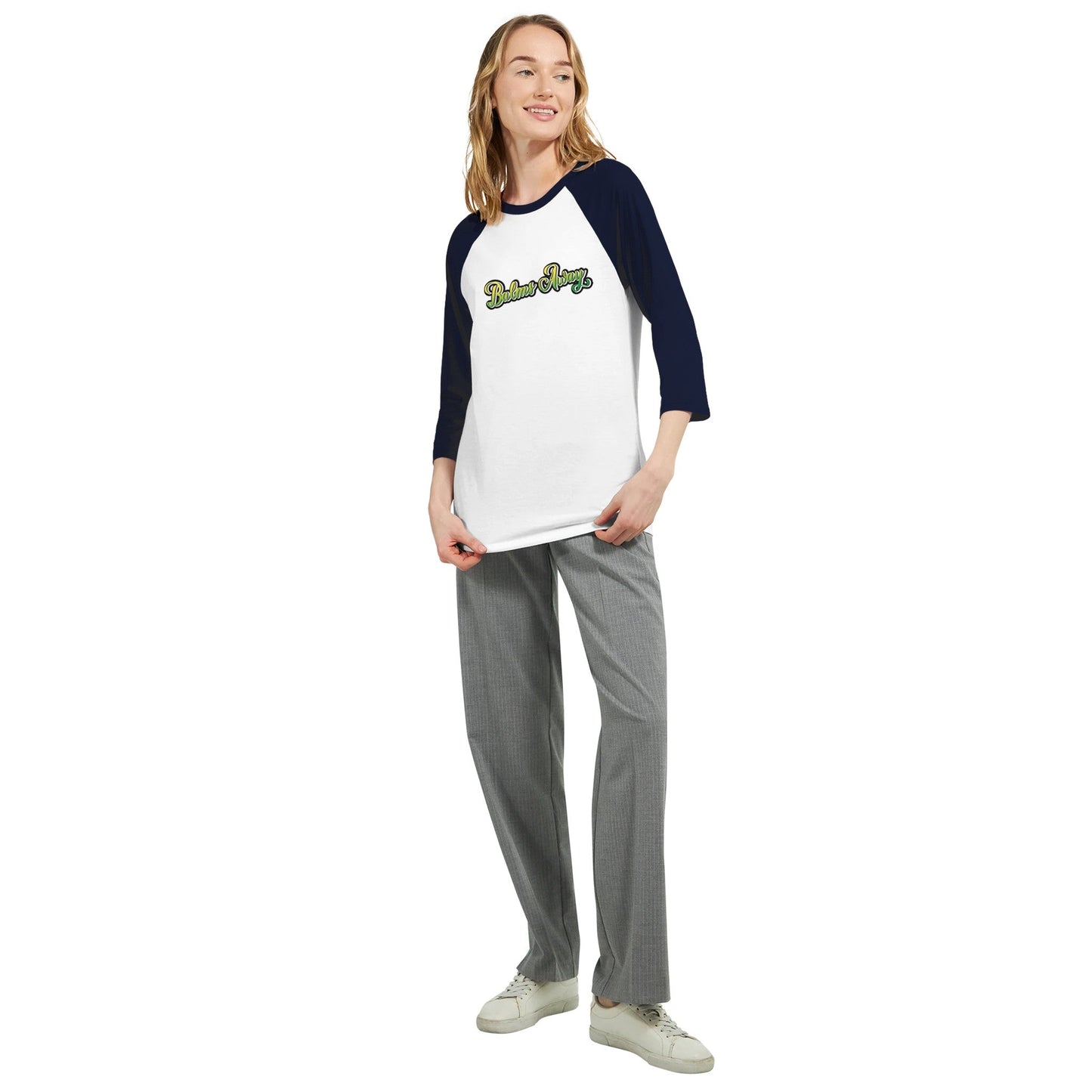 Unisex 3/4 sleeve Raglan T-shirt - Balms Away LLC